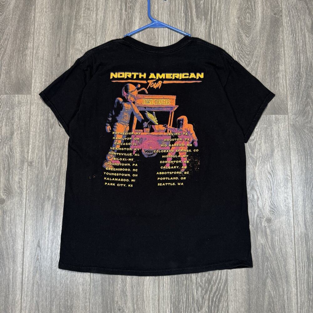 Papa Roach T-Shirt Size L Black EGO TRIP North American Tour Shirt Nu Metal Emo - Picture 3 of 8